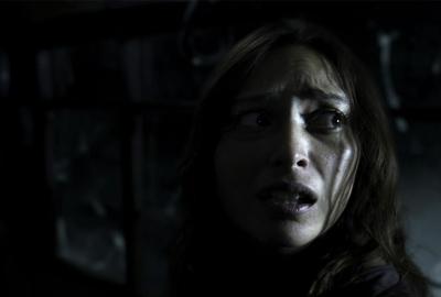 Market St. woman looking scared