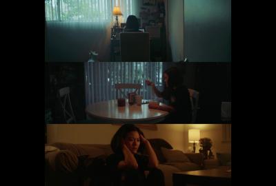 Compilation of images from the film 