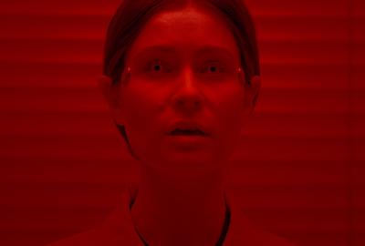 C.R.E. film still woman staring