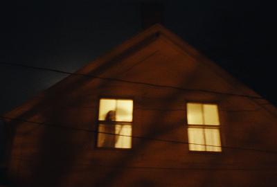 A shadow in the window